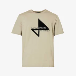 Emporio Armani Brand-print Crewneck Cotton-jersey T-shirt