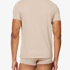 Emporio Armani Pack Of Two Crewneck Cotton-jersey T-shirts -Default Template 4 R04198640 CORDAMARINE ALT02