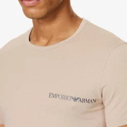 Emporio Armani Pack Of Two Crewneck Cotton-jersey T-shirts -Default Template 4 R04198640 CORDAMARINE ALT03